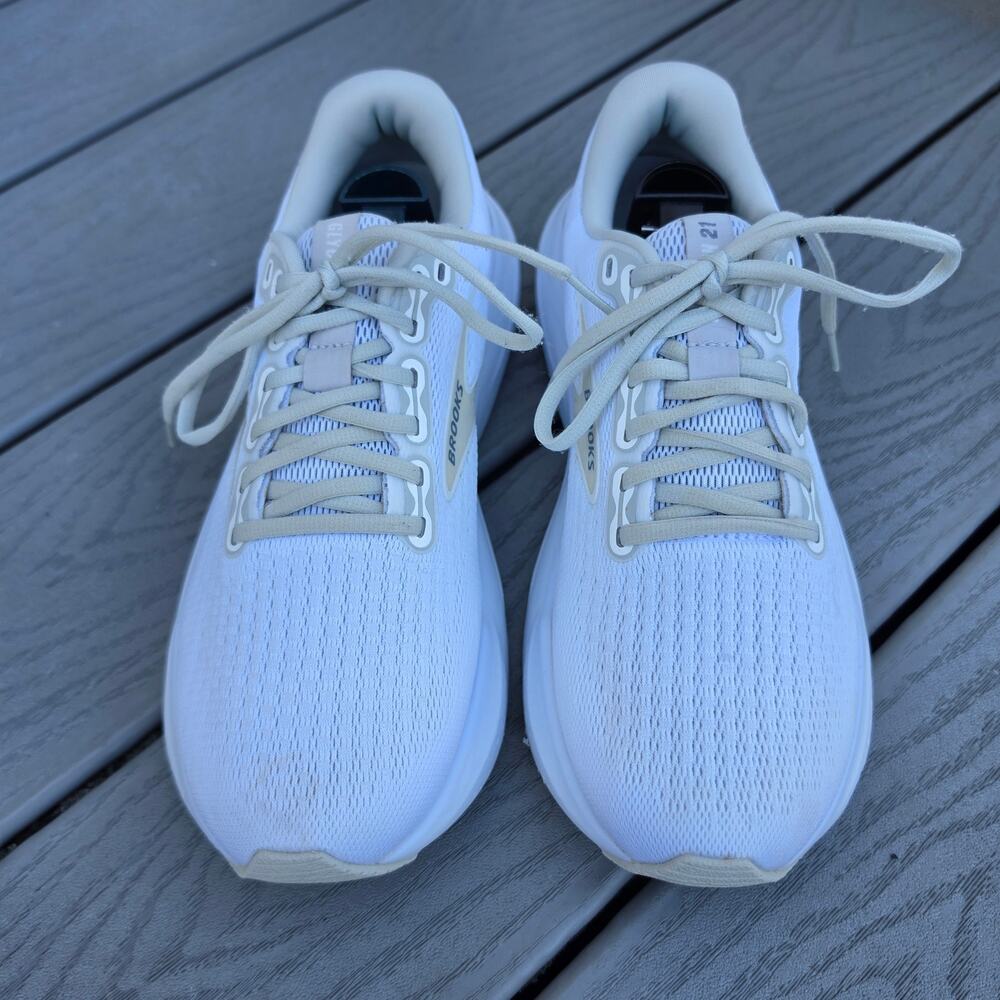 Brooks Women's Glycerin 21 Running Shoes White, Size 9.5